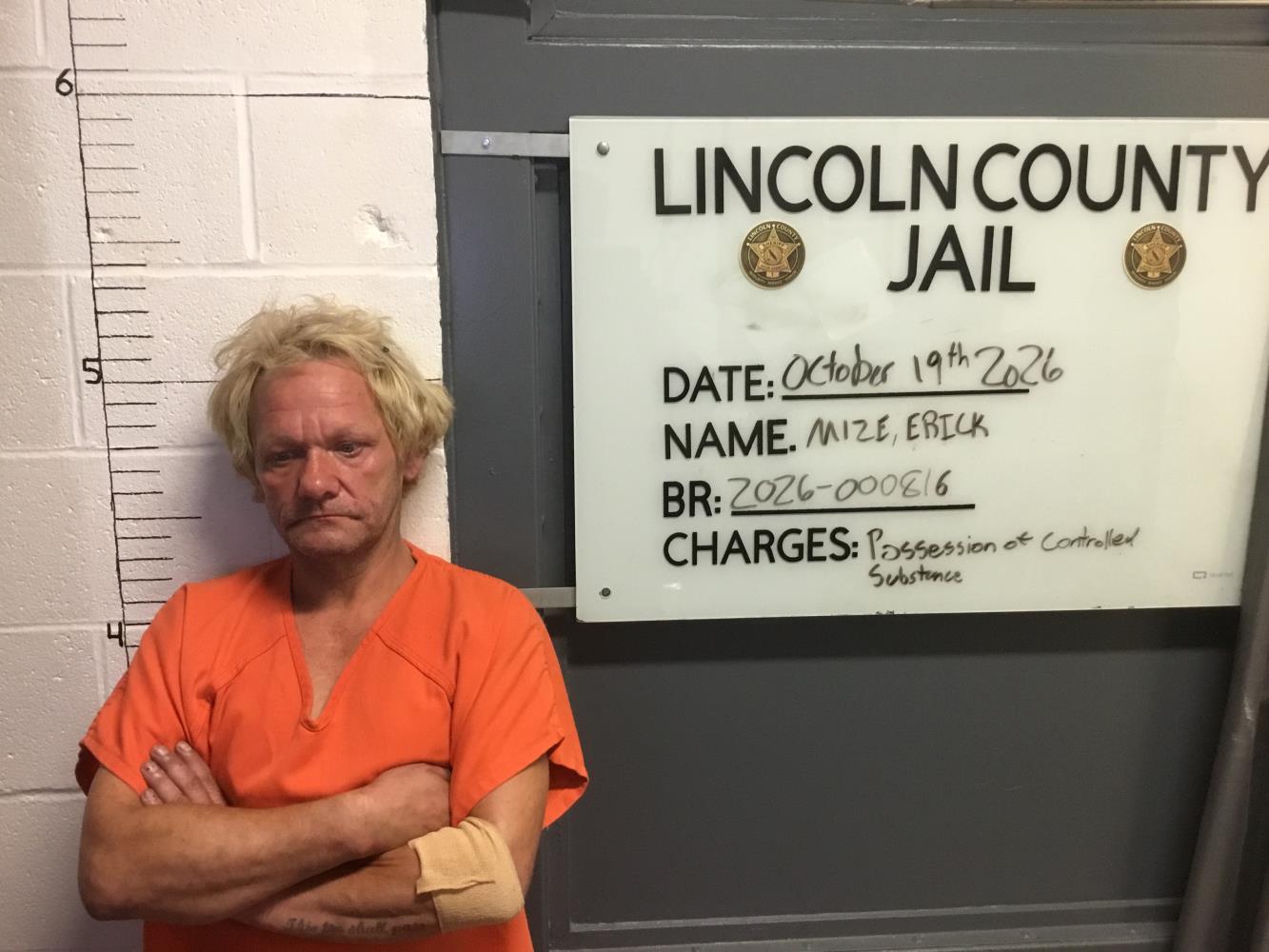 Erick Wayne Mize mugshot